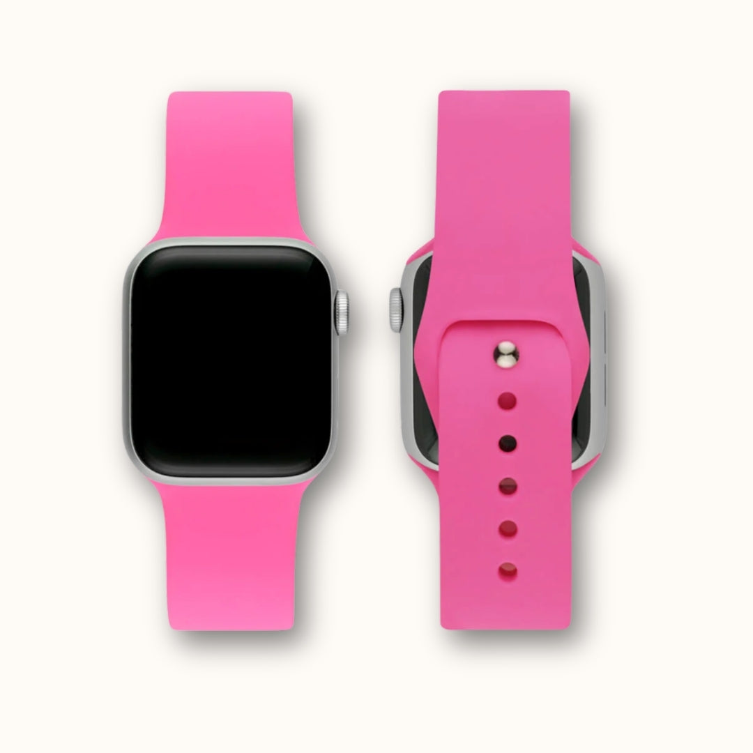 Classic Silicone Watch Band - Barbie Pink