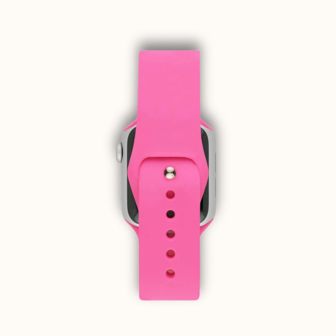Classic Silicone Watch Band - Barbie Pink