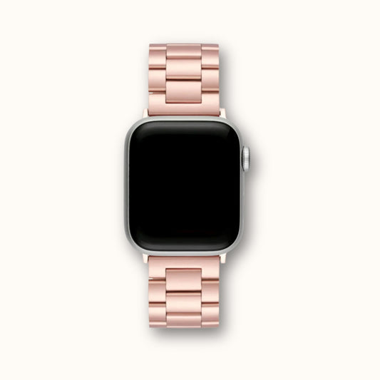 Classic Stainless Steel Watch Band - Pink Gold