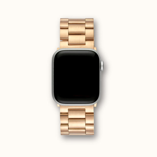 Classic Stainless Steel Watch Band - Rose gold