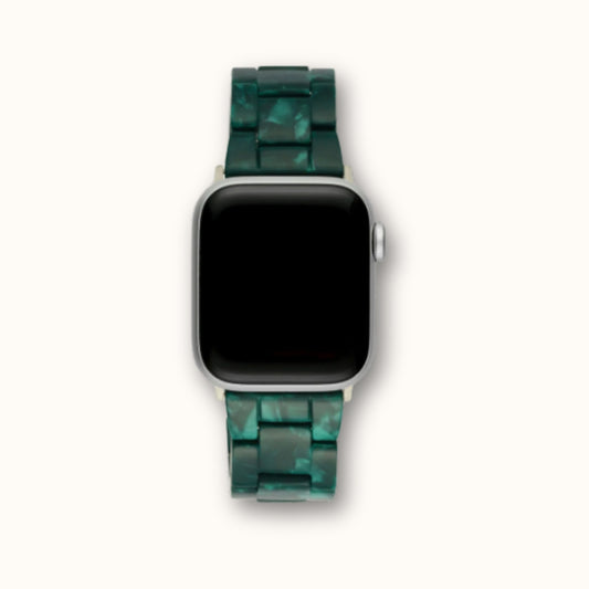 Vienna Luxe Resin Band - Saphire Green