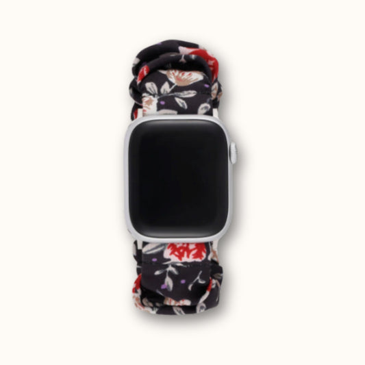 Scrunchie Apple Watch Band - Velvet Rose