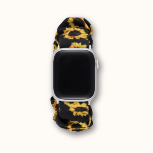 Scrunchie Apple Watch Band - Wild Sunflower