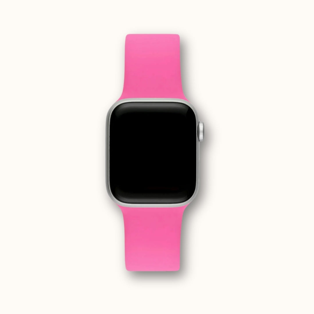 Classic Silicone Watch Band - Barbie Pink