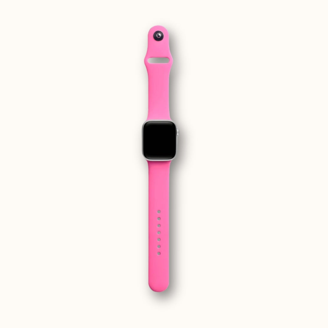 Classic Silicone Watch Band - Barbie Pink